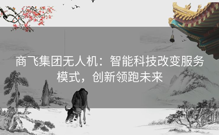 商飞集团无人机：智能科技改变服务模式，创新领跑未来