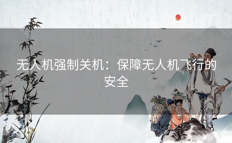 无人机强制关机：保障无人机飞行的安全