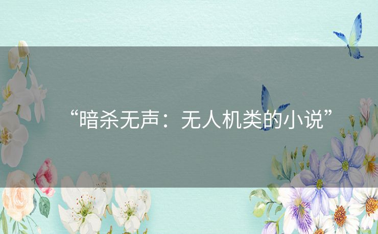 “暗杀无声：无人机类的小说”