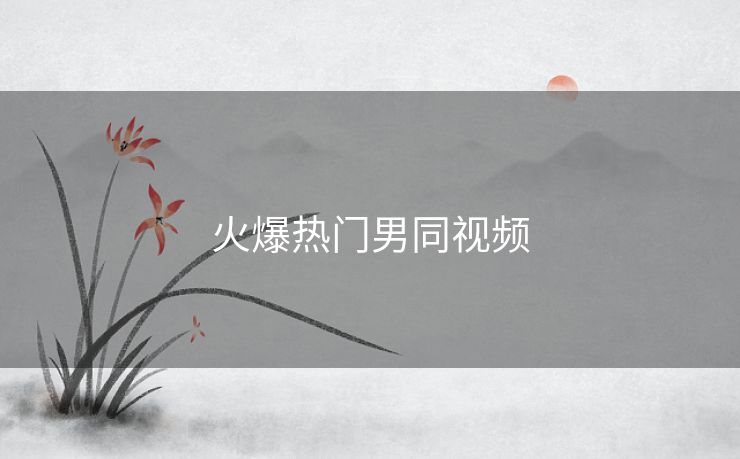 火爆热门男同视频